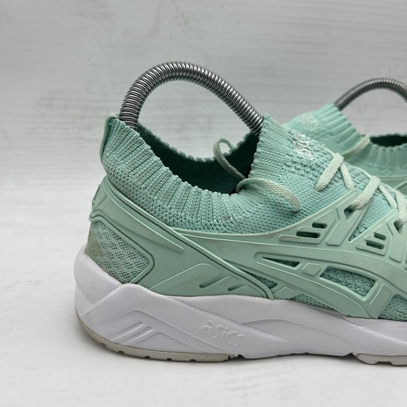 Asics Womens Gel Nimbus 24 1012B201 Green Running Shoes Sneakers Size 7 - Picture 15 of 16